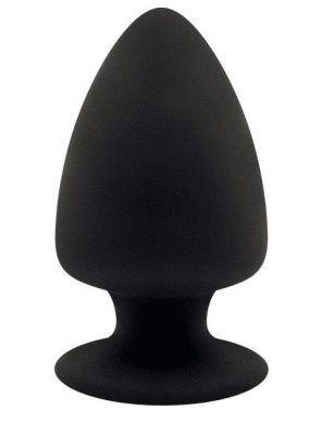 Черная анальная втулка Premium Silicone Plug XS - 8 см. от Adrien Lastic