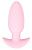 Розовая анальная пробка с вибрацией Cuties Vibrating Mini Butt Plug - 8 см. от Orion