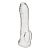 Прозрачная насадка на пенис Transparent Penis Enhancing Sleeve Extension - 15,9 см. от BlueLine