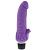 Фиолетовый вибратор с лепестками в основании PURRFECT SILICONE CLASSIC 7INCH PURPLE - 18 см. от Dream Toys
