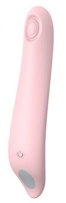 Нежно-розовый вибромассажер LUSTY WOODPECKER - 18 см. от Dream Toys