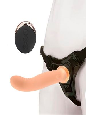 Женский вибрострапон со съемной насадкой и пультом ДУ от Erokay