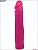 Ярко-розовый гелевый фаллоимитатор - 24 см. от Eroticon