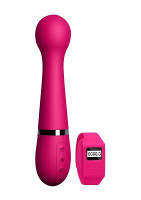 Розовый вибромассажер Kegel Wand - 18,5 см. от Shots Media BV