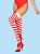 Игривые чулочки Kissmas в новогоднем стиле от Obsessive