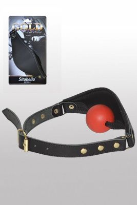 Кожаный кляп Sitabella Gold Collection от Sitabella