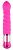 Ярко-розовый спиралевидный вибратор - 21 см. от Сумерки богов