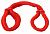 Красные верёвочные оковы на руки или ноги Silk Rope Love Cuffs от Pipedream